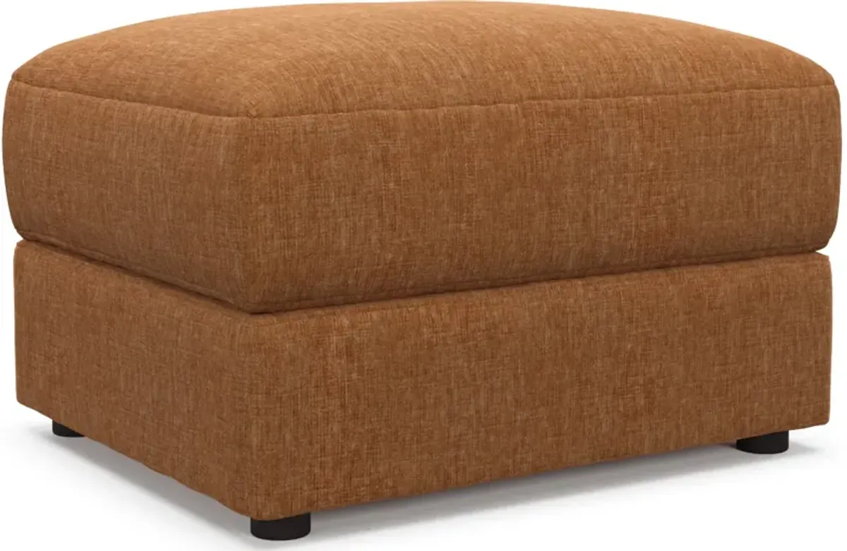 Ridley Foam Comfort Ottoman - Contessa Ginger