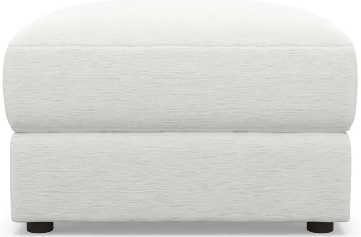 Ridley Foam Comfort Ottoman - Contessa Vanilla