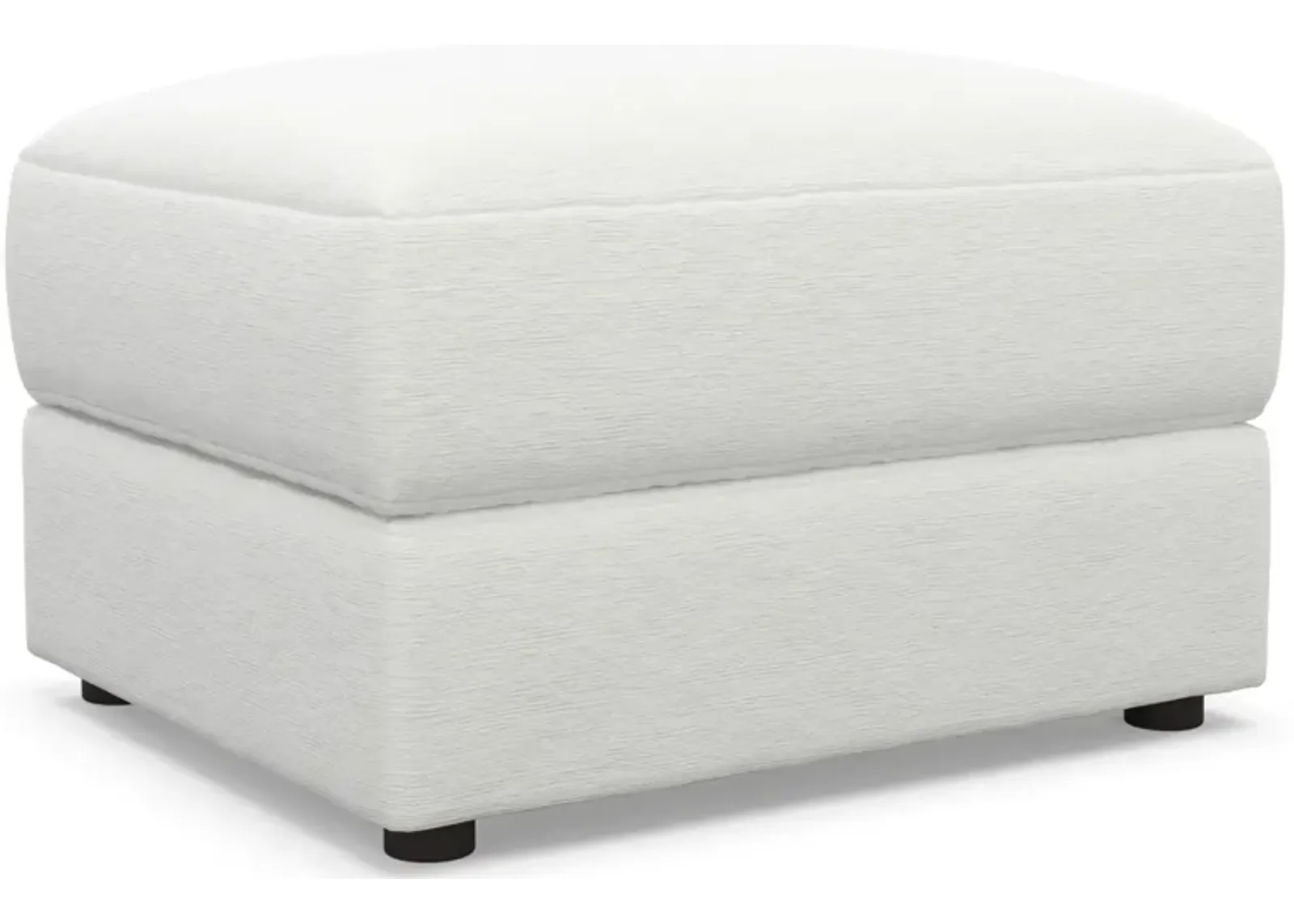 Ridley Foam Comfort Ottoman - Contessa Vanilla