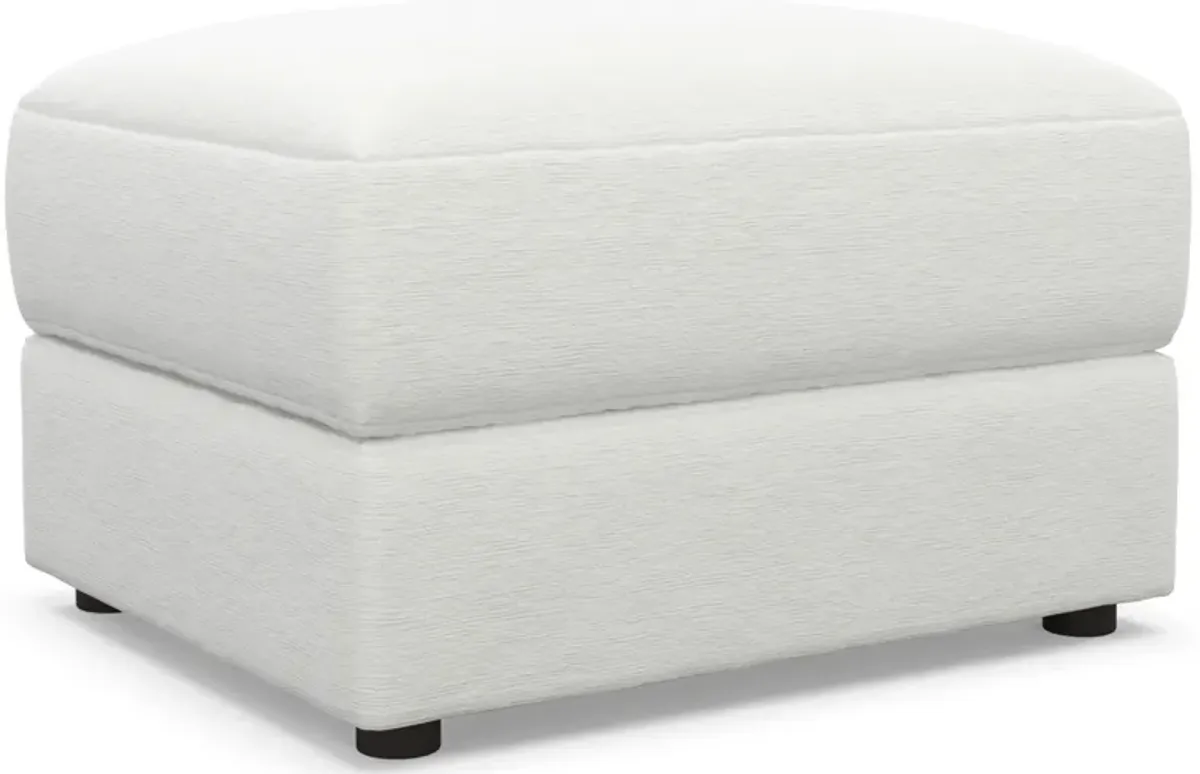 Ridley Foam Comfort Ottoman - Contessa Vanilla