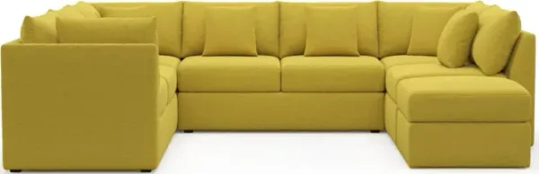 The Pitt Foam Comfort Sectional - Bloke Goldenrod