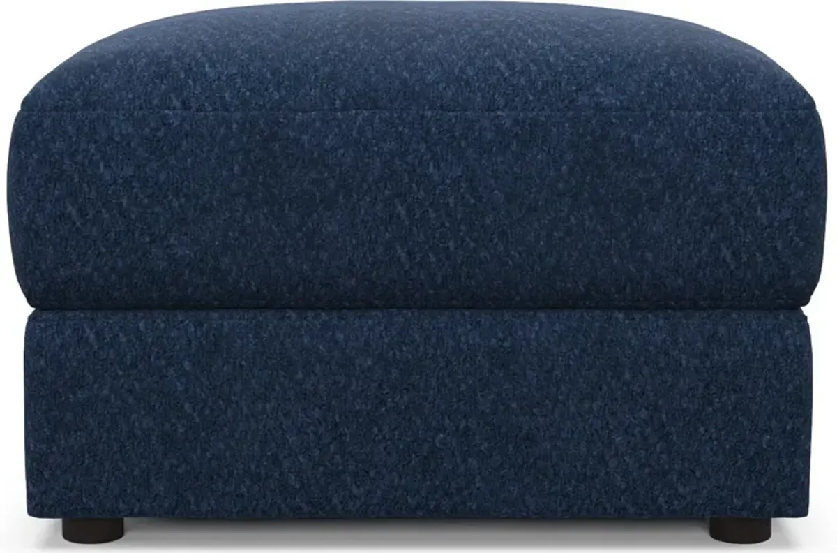 Ridley Foam Comfort Ottoman - Oslo Navy