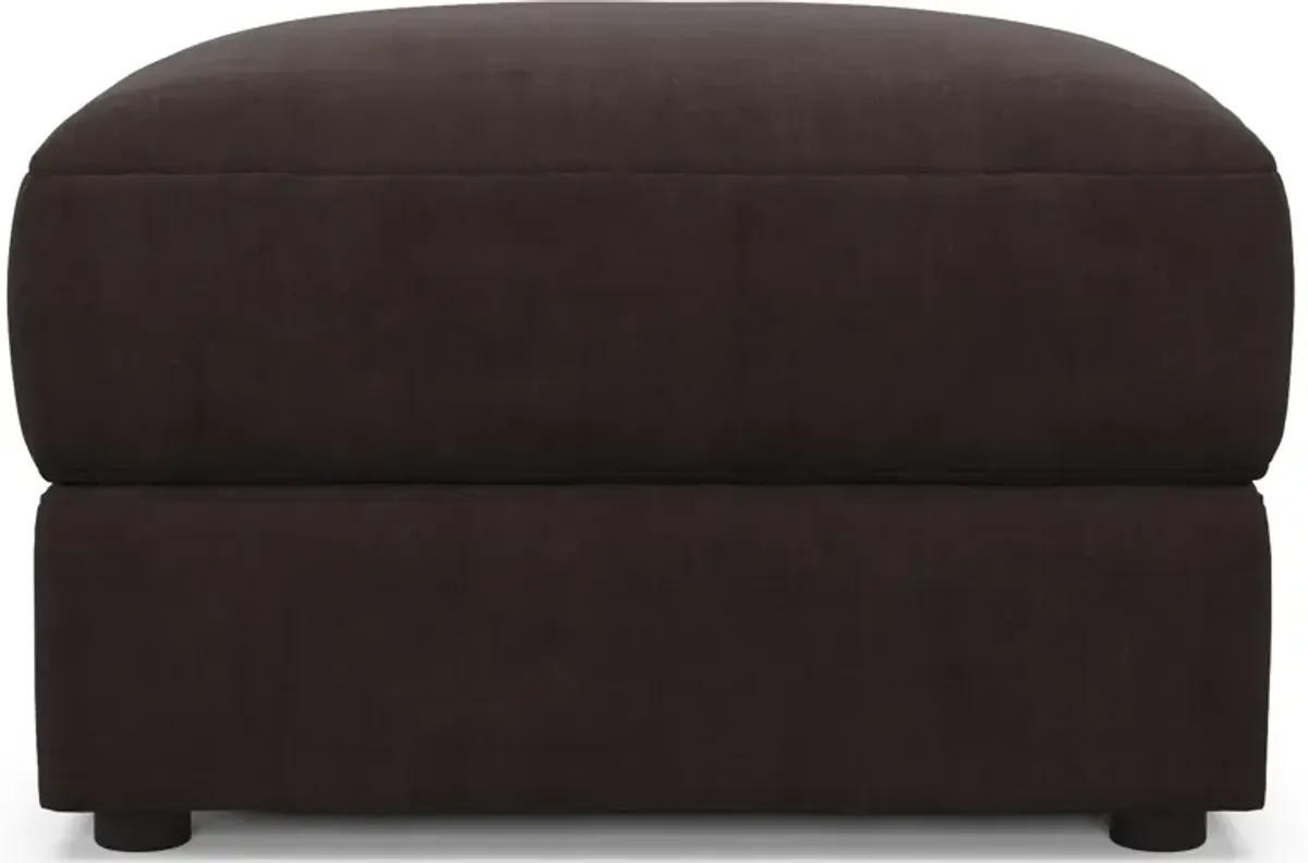 Ridley Foam Comfort Ottoman - Merrimac Dark Brown