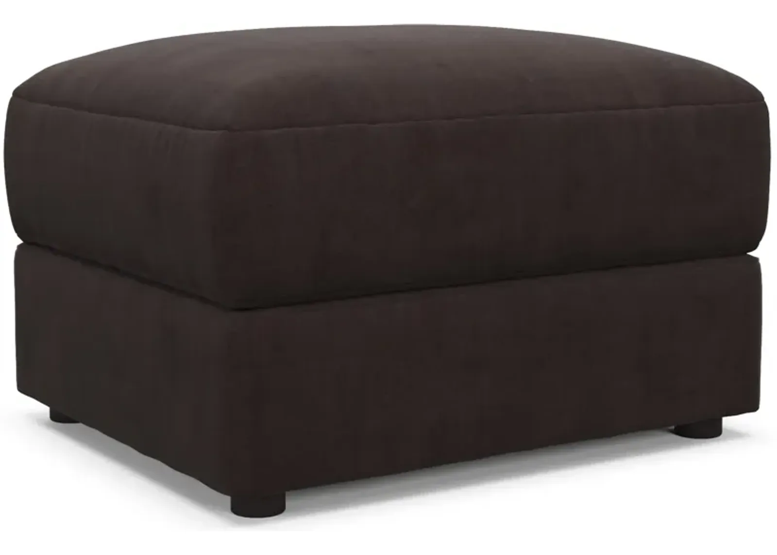 Ridley Foam Comfort Ottoman - Merrimac Dark Brown