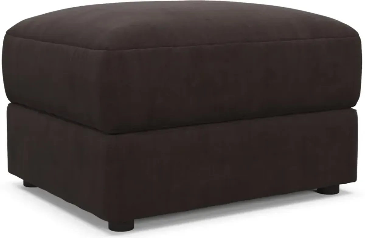 Ridley Foam Comfort Ottoman - Merrimac Dark Brown