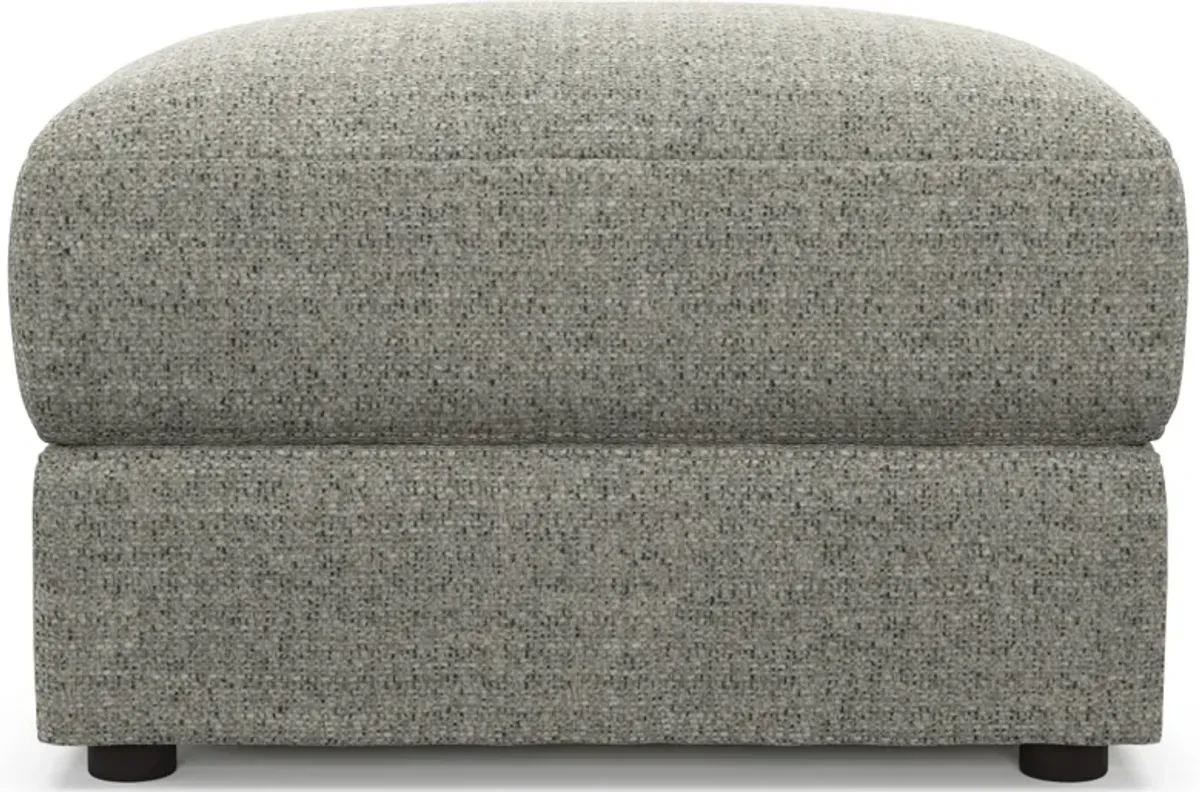 Ridley Foam Comfort Ottoman - Pandora Pepper