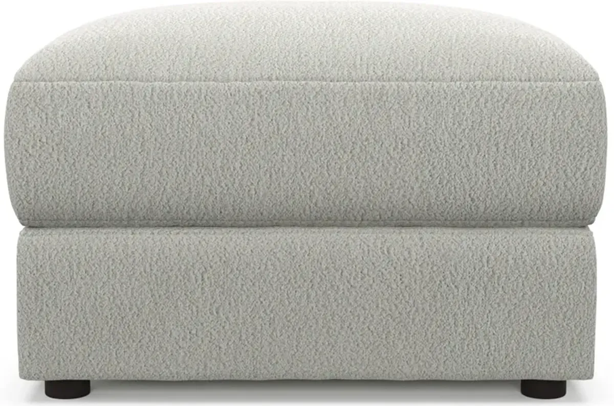 Ridley Foam Comfort Ottoman - Oslo Snow