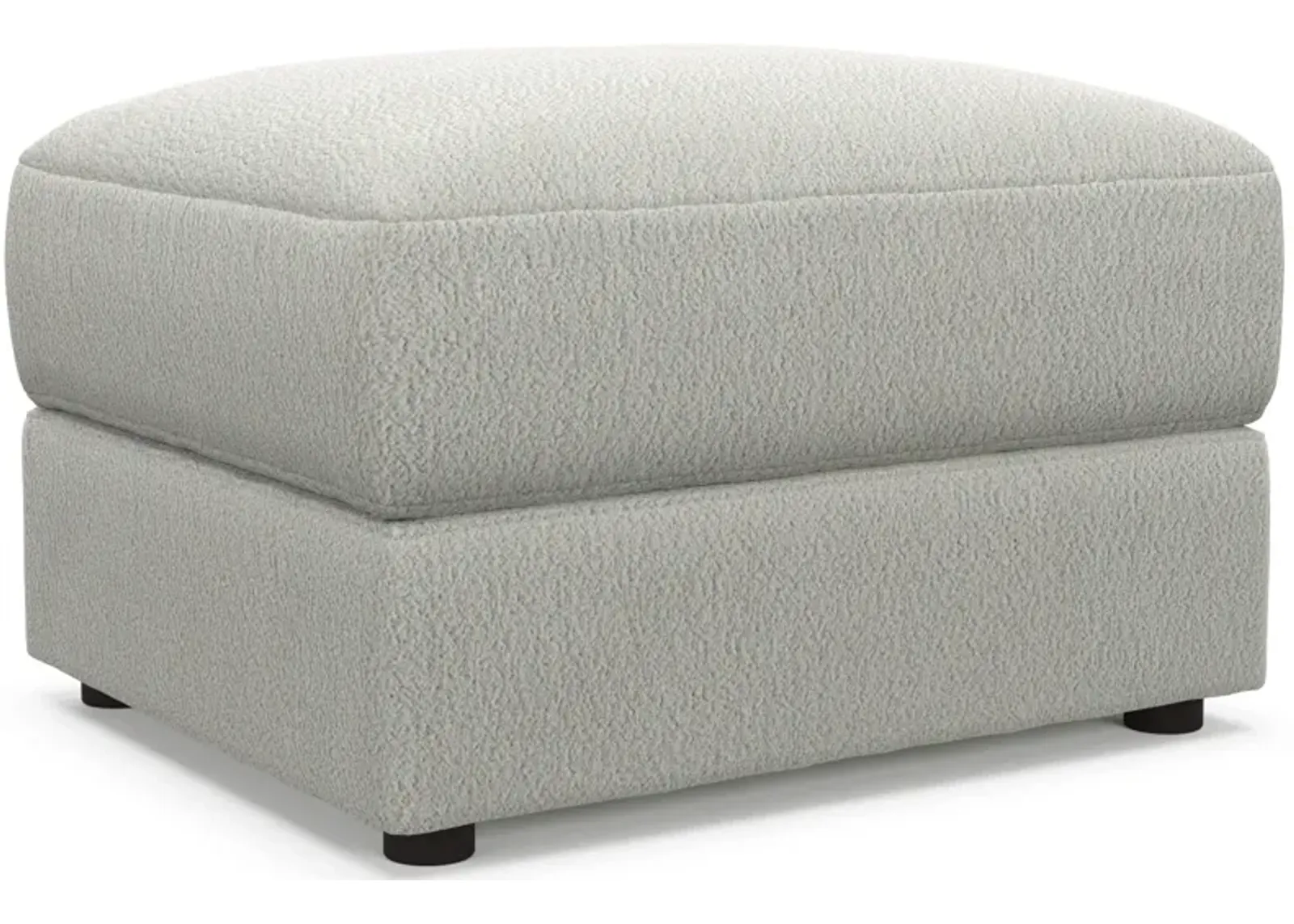 Ridley Foam Comfort Ottoman - Oslo Snow