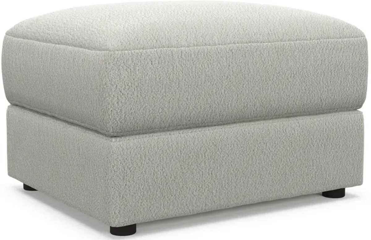 Ridley Foam Comfort Ottoman - Oslo Snow