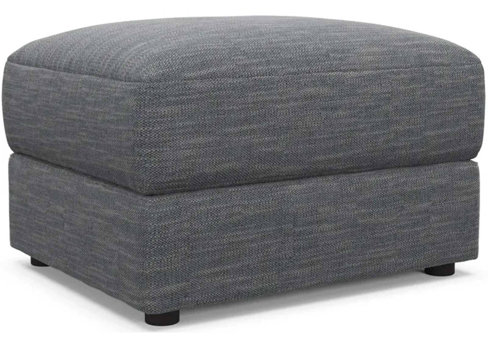 Ridley Foam Comfort Ottoman - Dudley Indigo