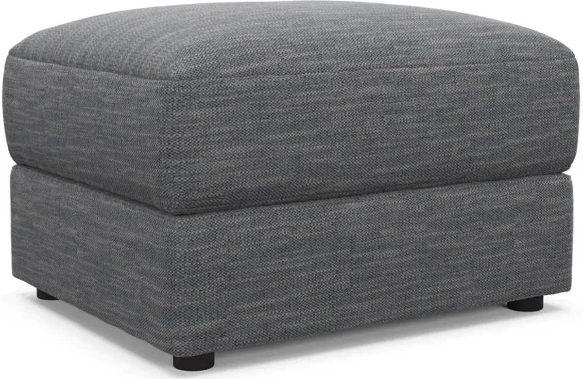 Ridley Foam Comfort Ottoman - Dudley Indigo