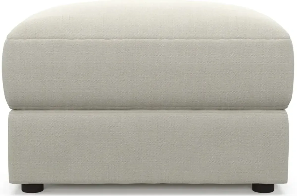 Ridley Foam Comfort Ottoman - Anders Ivory