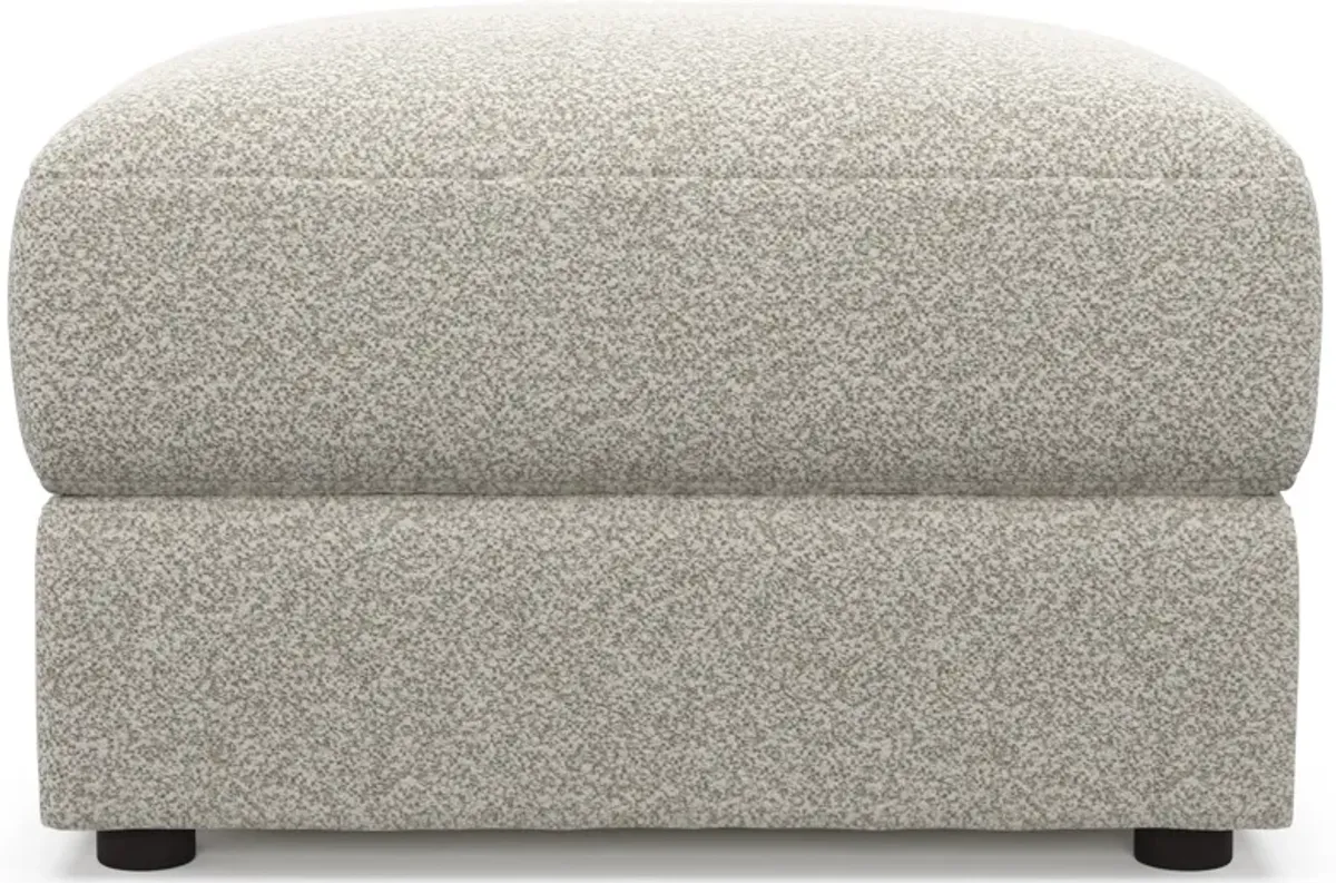 Ridley Foam Comfort Ottoman - Muse Stone