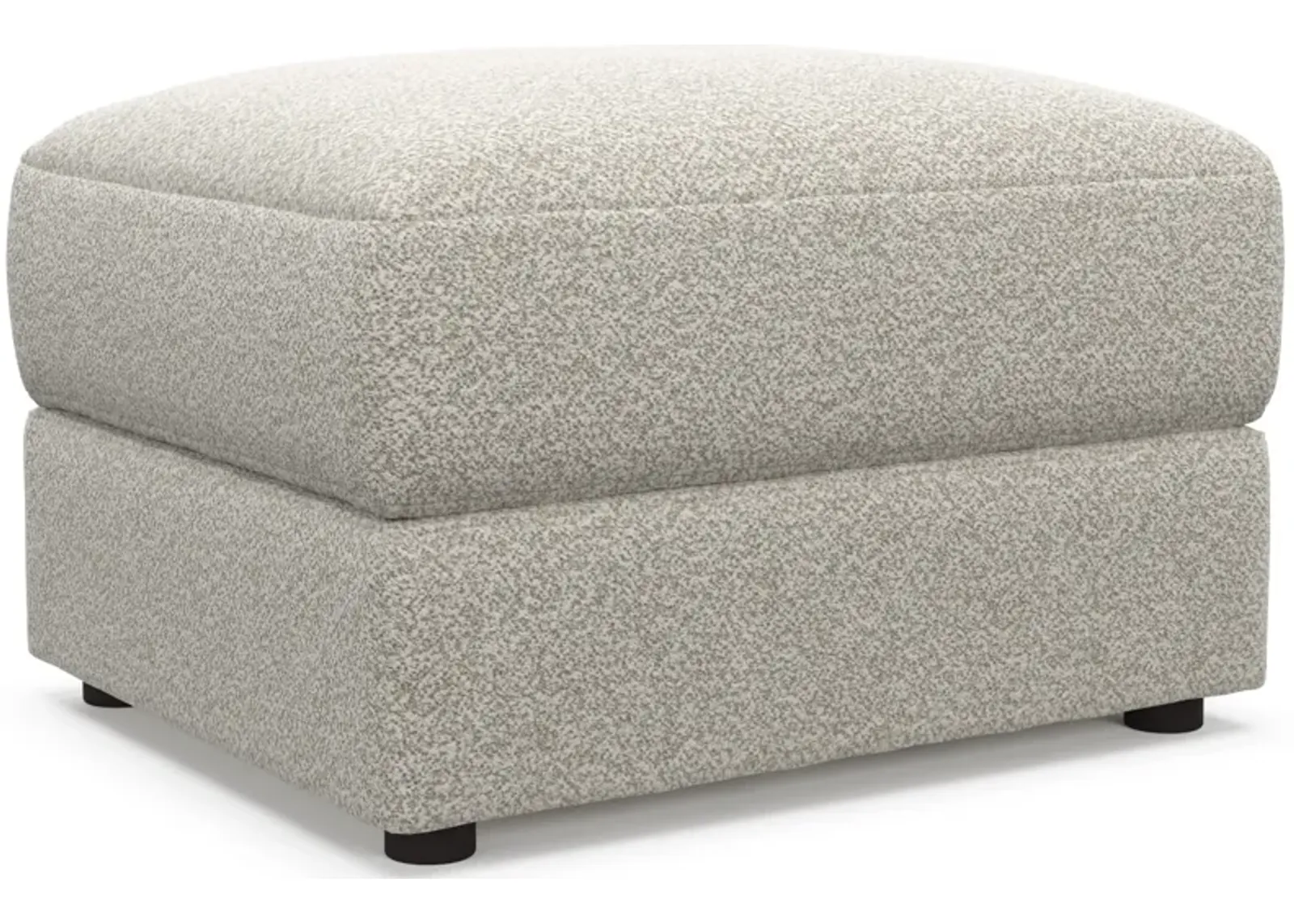 Ridley Foam Comfort Ottoman - Muse Stone