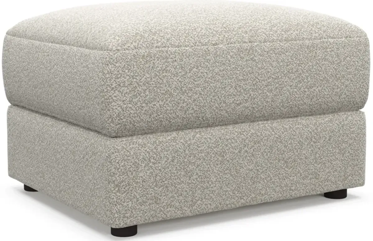 Ridley Foam Comfort Ottoman - Muse Stone