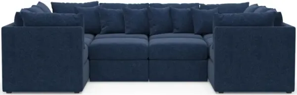 The Pitt Foam Comfort Sectional - Oslo Navy