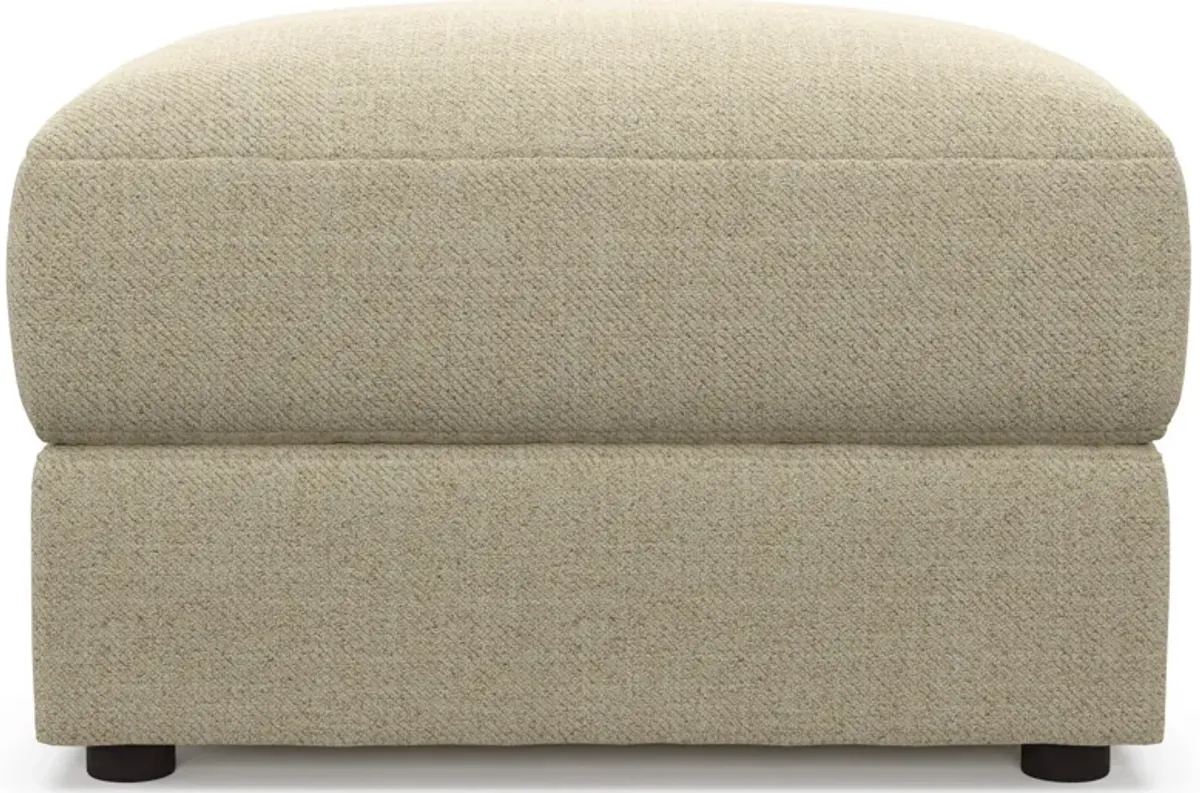 Ridley Foam Comfort Ottoman - Broderick Sand