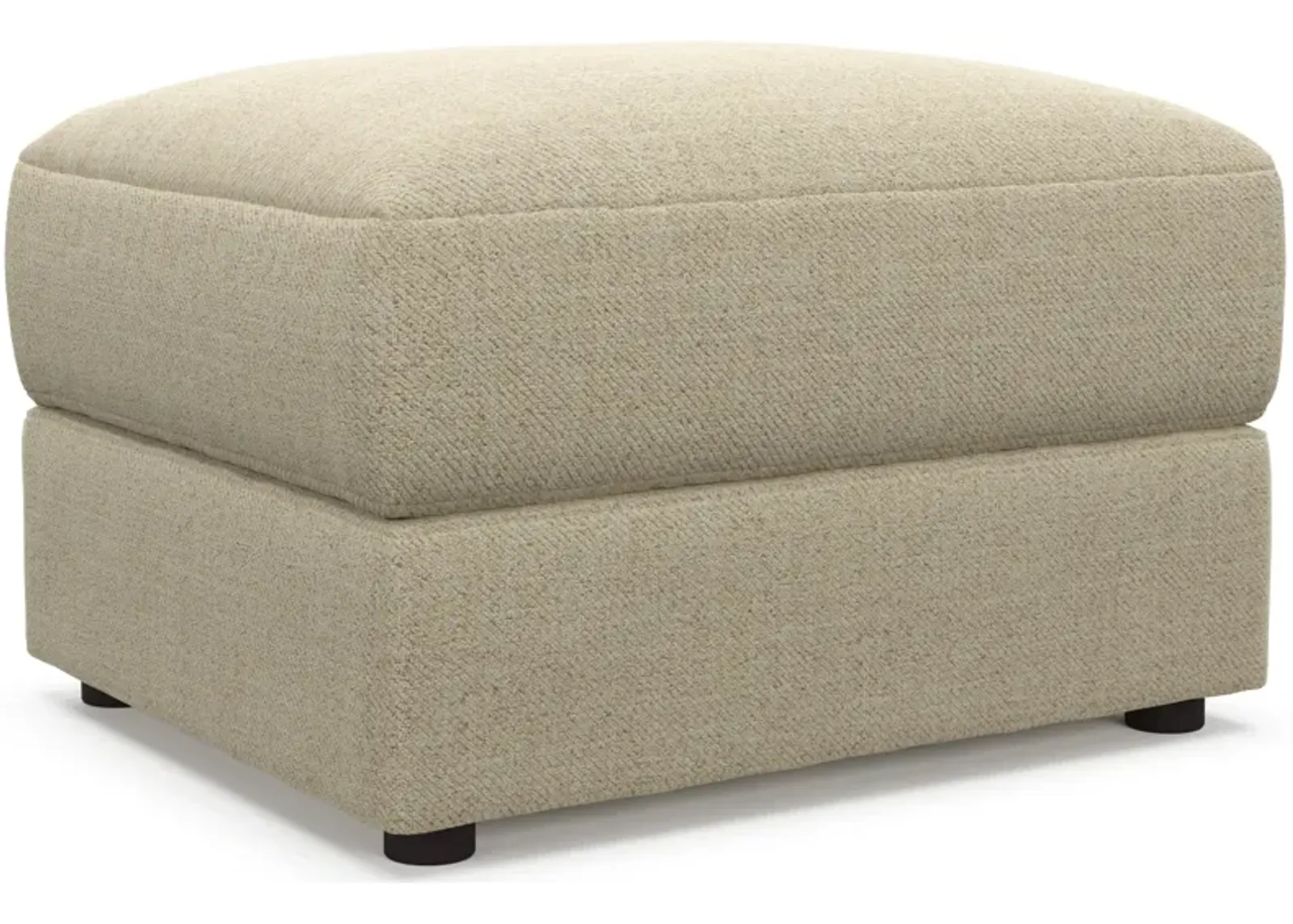 Ridley Foam Comfort Ottoman - Broderick Sand