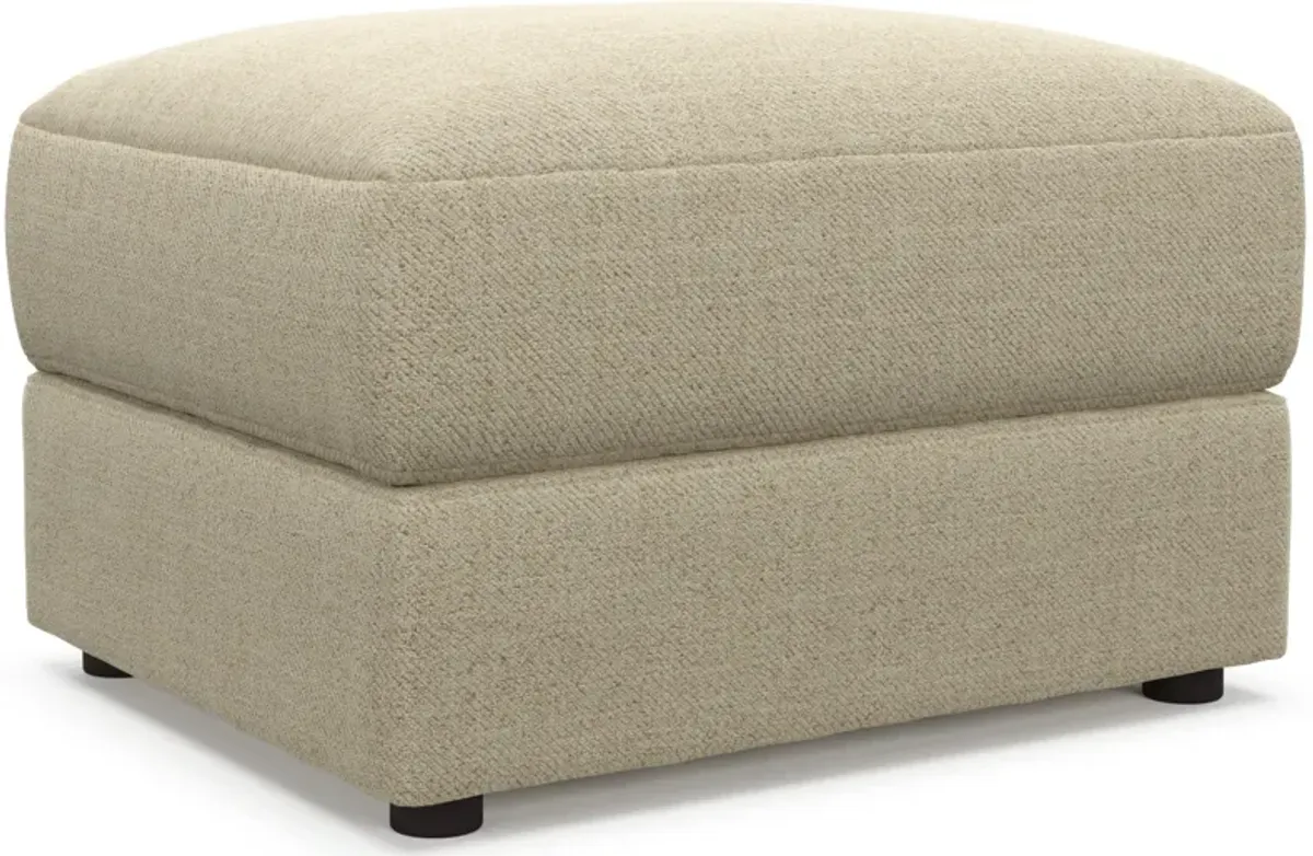 Ridley Foam Comfort Ottoman - Broderick Sand