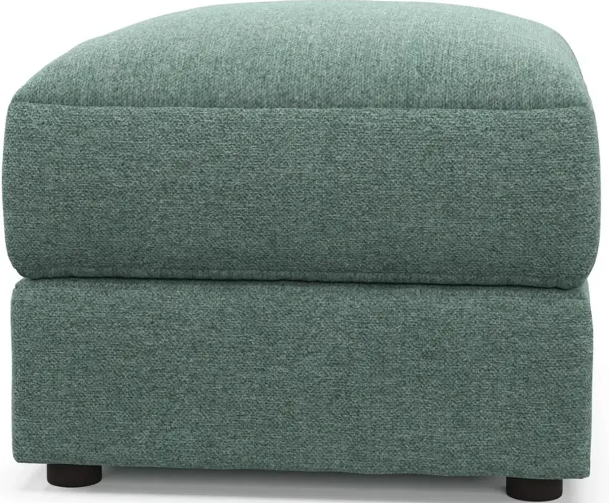 Ridley Foam Comfort Ottoman - Bridger Jade