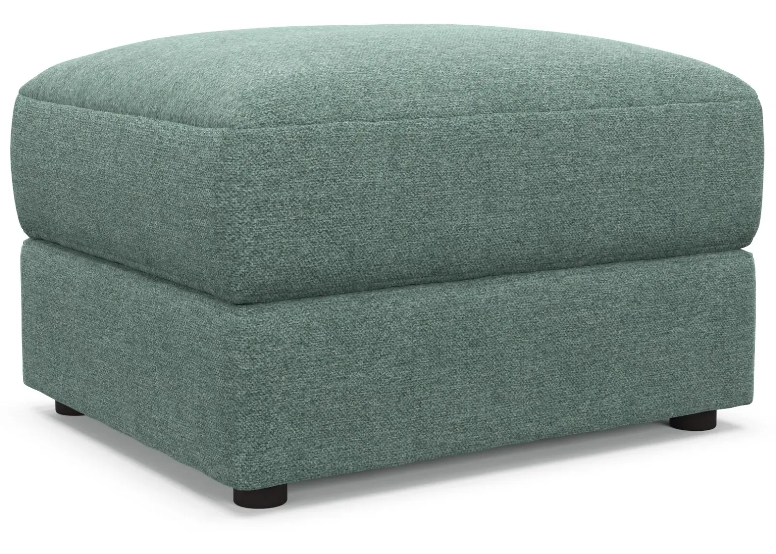 Ridley Foam Comfort Ottoman - Bridger Jade