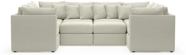 The Pitt Foam Comfort Sectional - Anders Ivory
