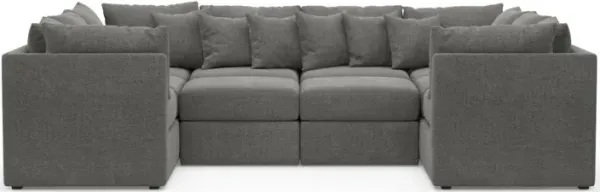 The Pitt Foam Comfort Sectional - Living Large Charcoal
