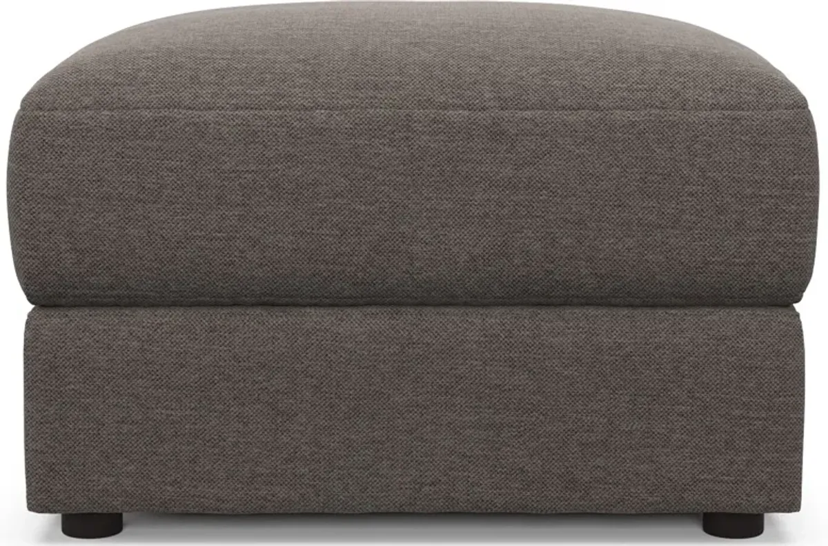 Ridley Foam Comfort Ottoman - Presidio Steel