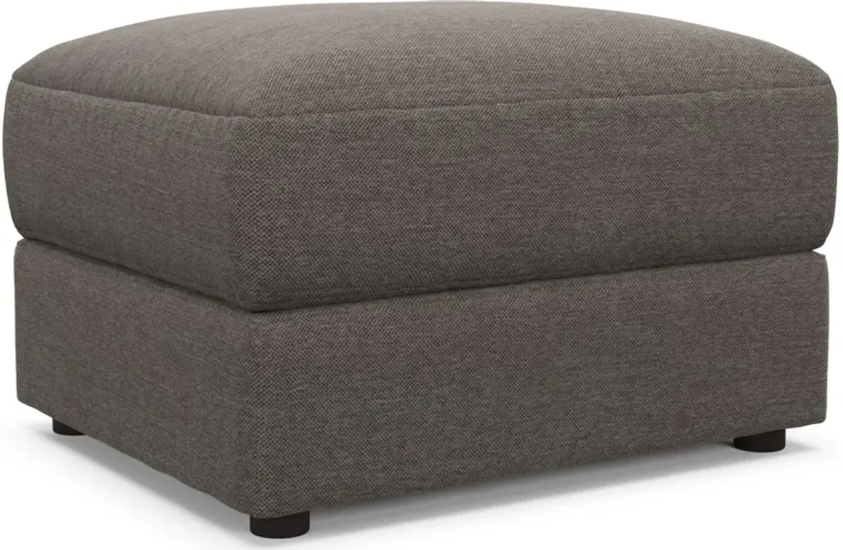 Ridley Foam Comfort Ottoman - Presidio Steel