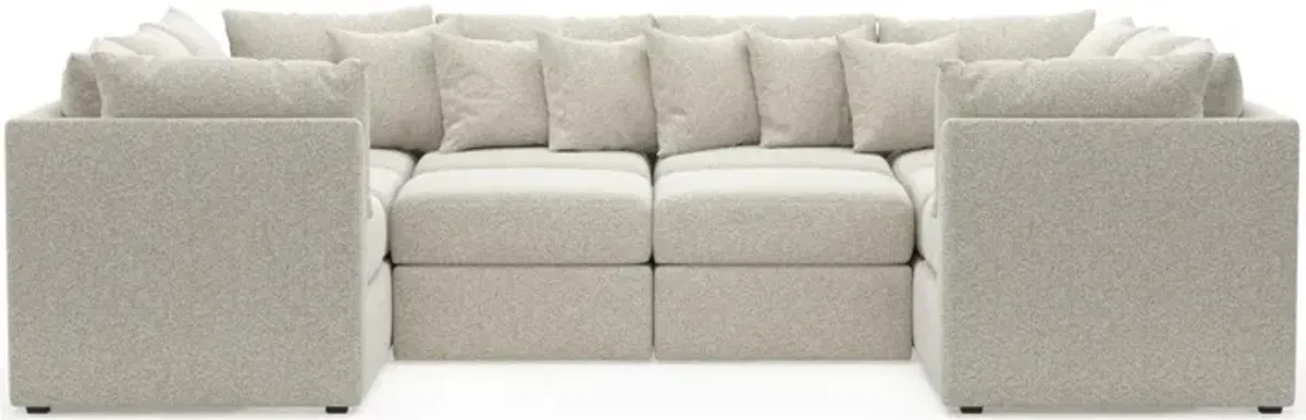 The Pitt Foam Comfort Sectional - Muse Stone