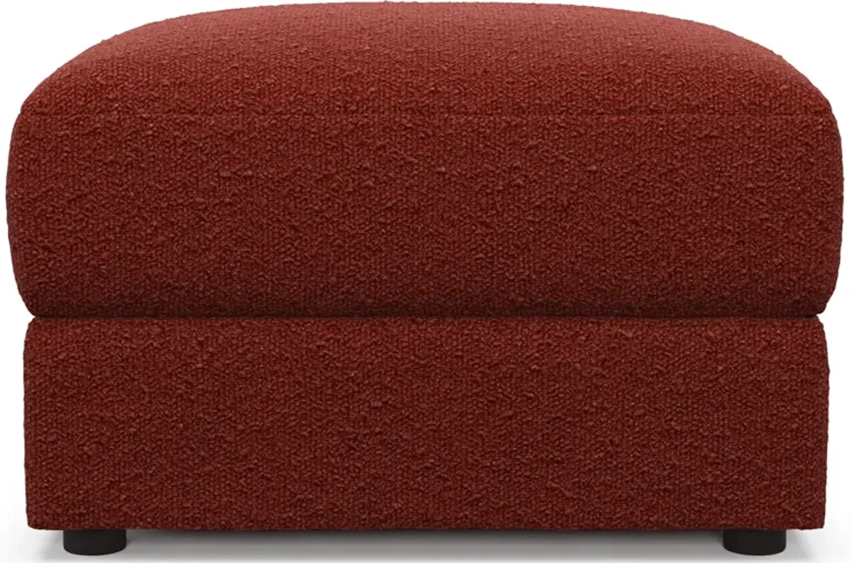 Ridley Hybrid Comfort Ottoman - Bloke Brick