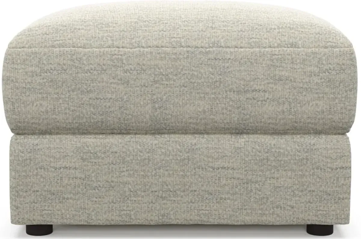 Ridley Hybrid Comfort Ottoman - Merino Chalk