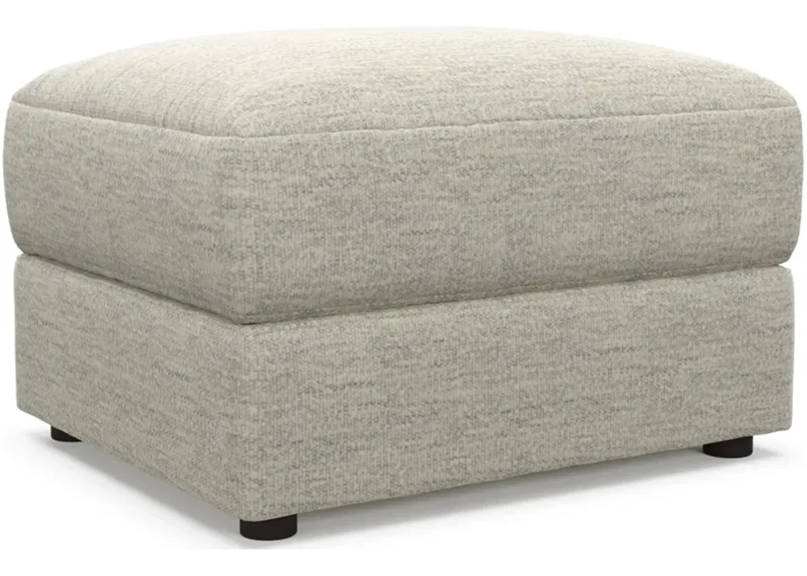 Ridley Hybrid Comfort Ottoman - Merino Chalk