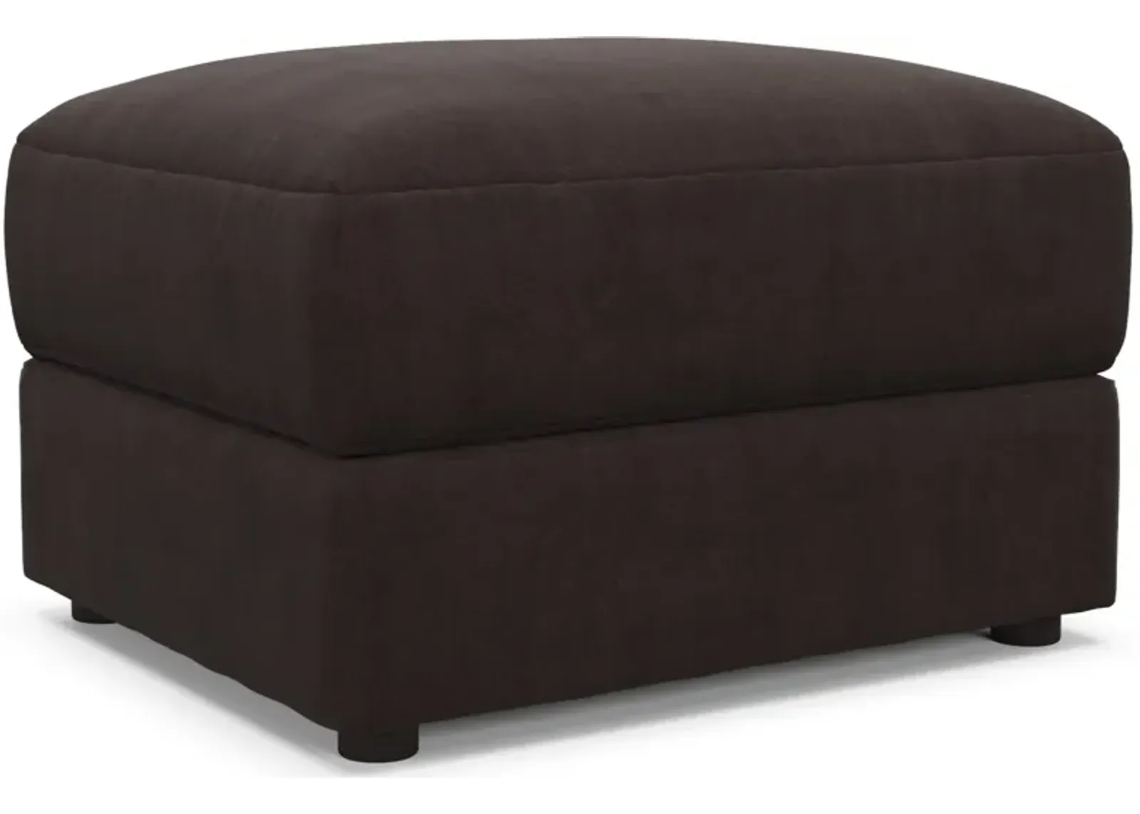 Ridley Hybrid Comfort Ottoman - Merrimac Dark Brown