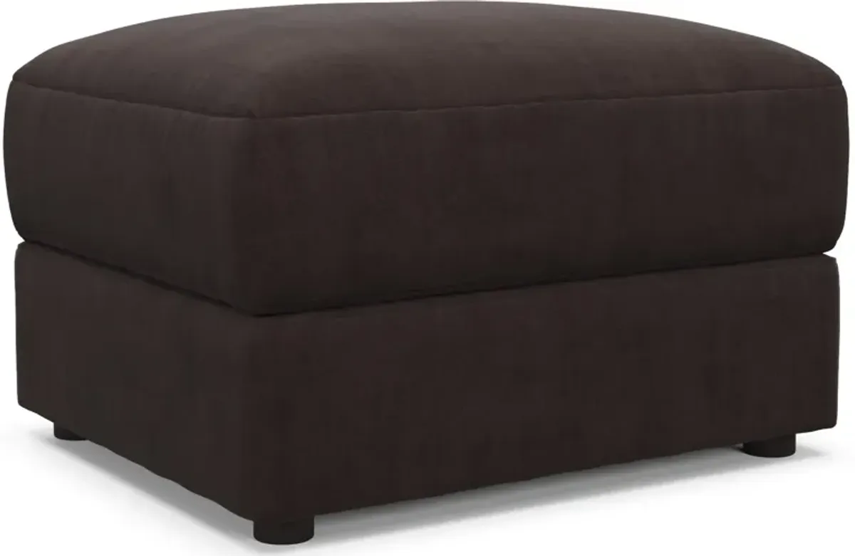 Ridley Hybrid Comfort Ottoman - Merrimac Dark Brown