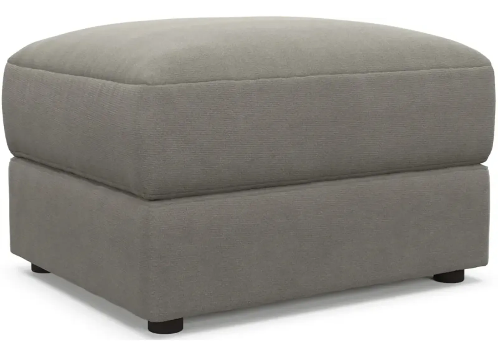 Ridley Hybrid Comfort Ottoman - Abington Fog