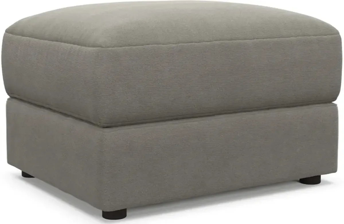 Ridley Hybrid Comfort Ottoman - Abington Fog