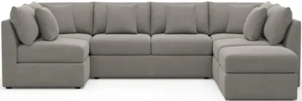 The Pitt Foam Comfort Sectional - Abington Fog