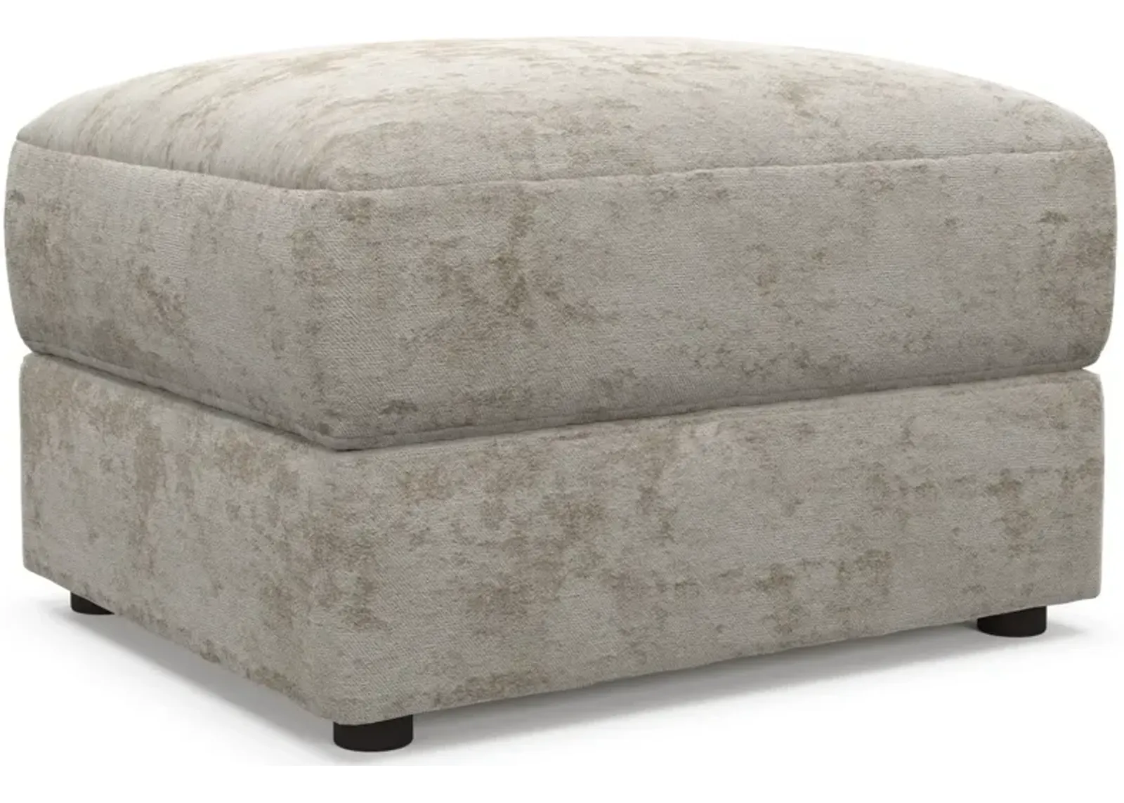 Ridley Hybrid Comfort Ottoman - Hearth Cement