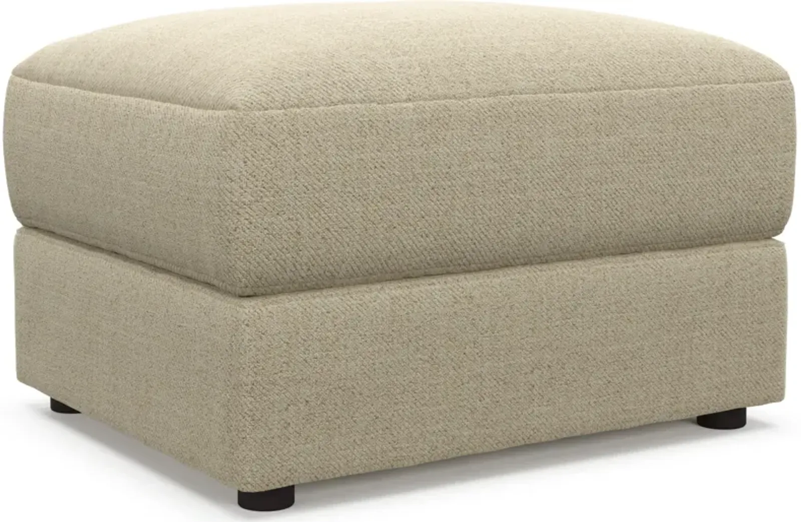 Ridley Hybrid Comfort Ottoman - Broderick Sand