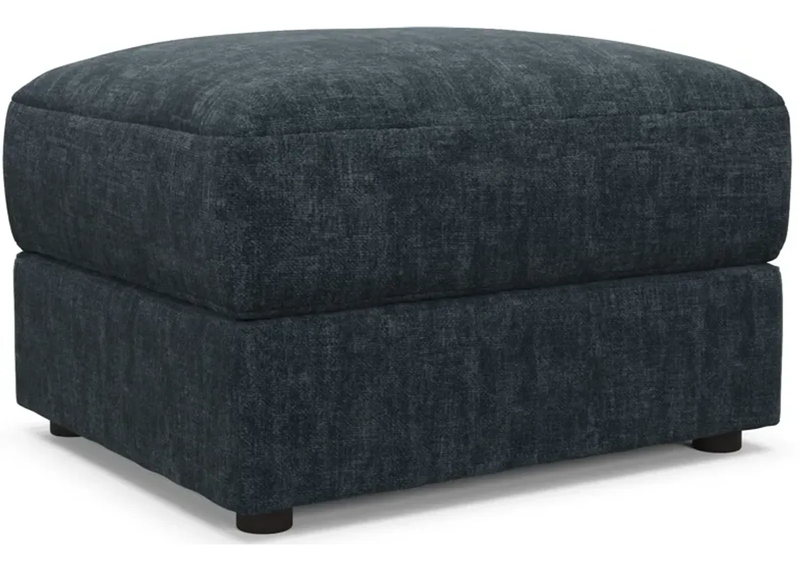 Ridley Hybrid Comfort Ottoman - Argo Navy