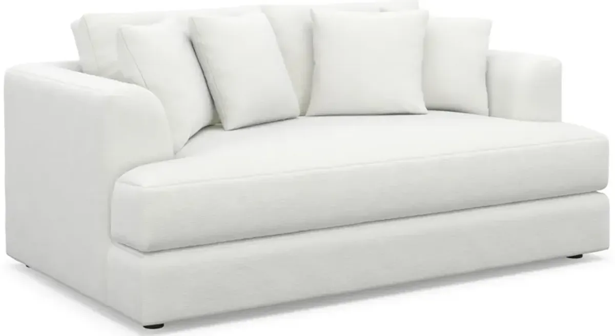 Ridley Foam Comfort Sofa, Loveseat, Chair, and Ottoman Set - Contessa Vanilla