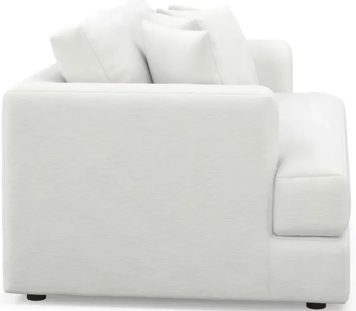 Ridley Foam Comfort Sofa, Loveseat, Chair, and Ottoman Set - Contessa Vanilla