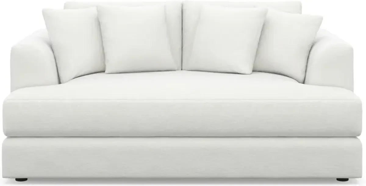 Ridley Foam Comfort Sofa, Loveseat, Chair, and Ottoman Set - Contessa Vanilla