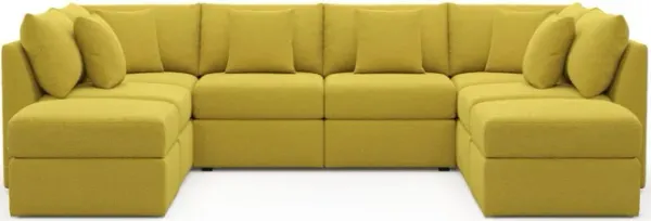 The Pitt Foam Comfort Sectional - Bloke Goldenrod