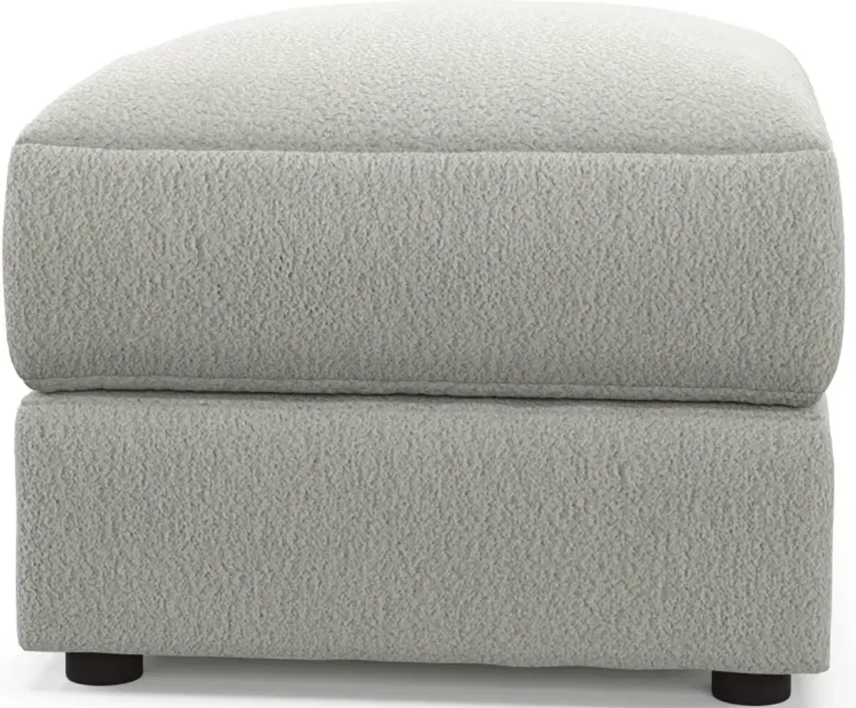 Ridley Foam Comfort Sofa, Loveseat, Chair, and Ottoman Set - Oslo Snow