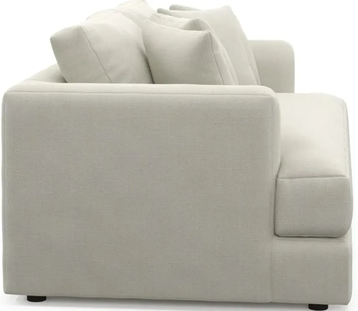 Ridley Foam Comfort Sofa, Loveseat, Chair, and Ottoman Set - Anders Ivory