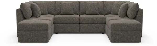 The Pitt Foam Comfort Sectional - M Walnut