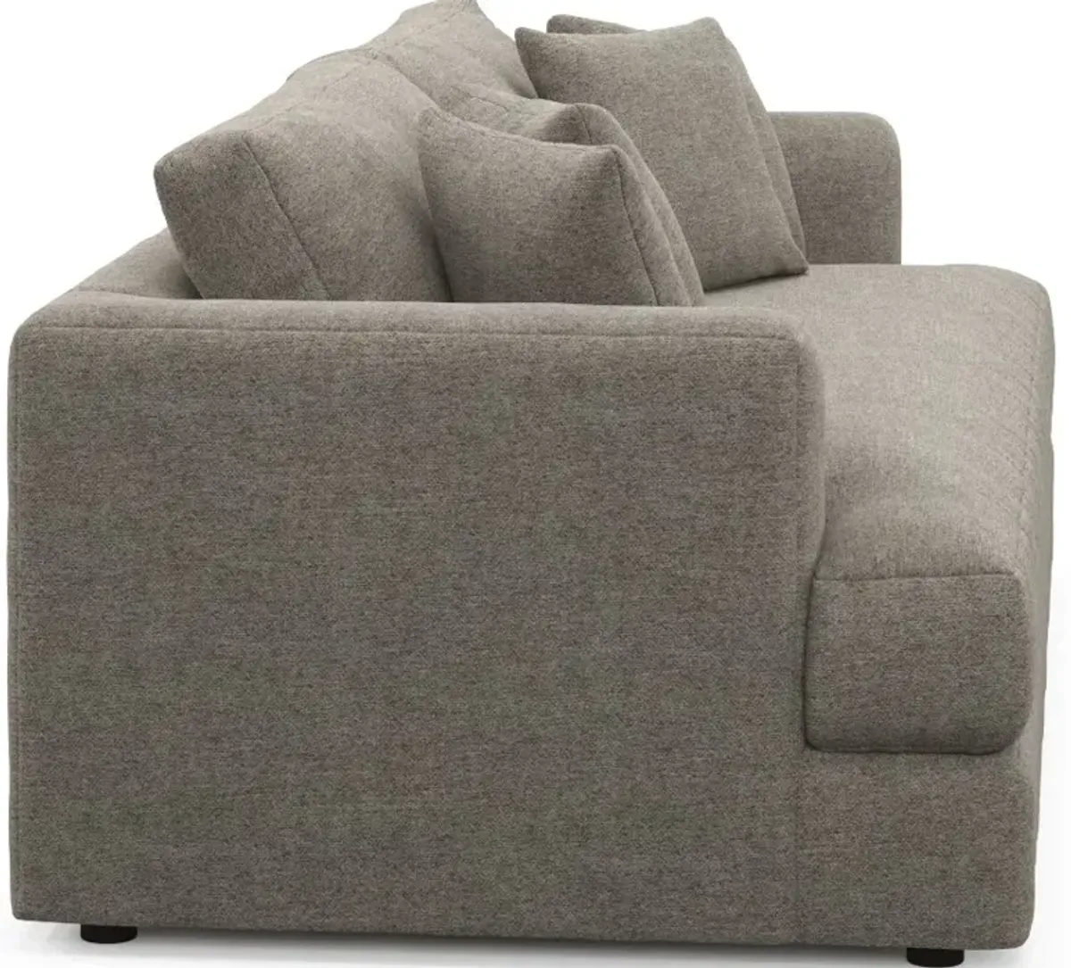 Ridley Foam Comfort Sofa, Loveseat, Chair, and Ottoman Set - Bridger Metal