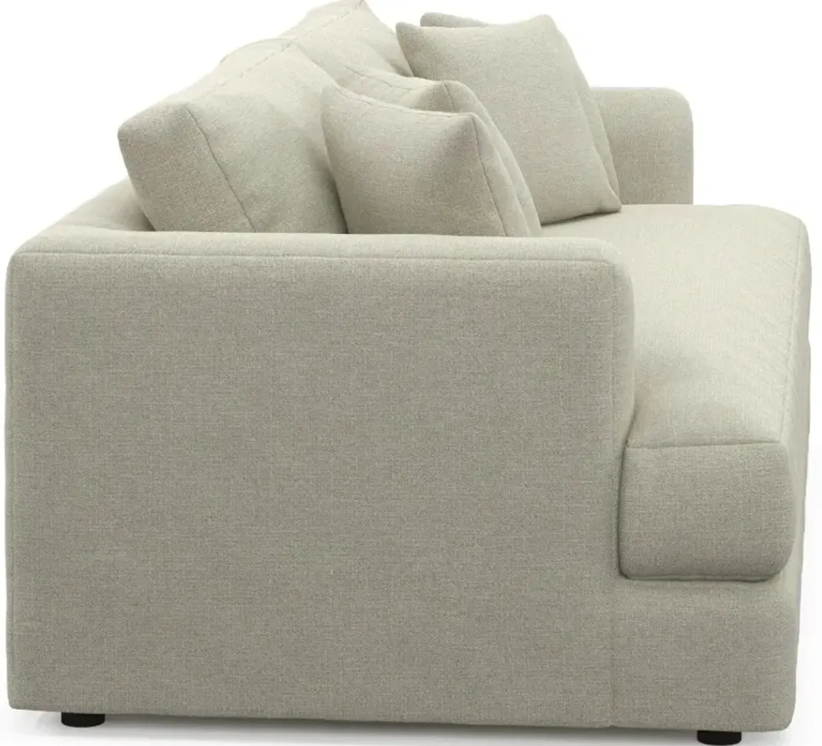 Ridley Foam Comfort Sofa, Loveseat, Chair, and Ottoman Set - Liv Dove